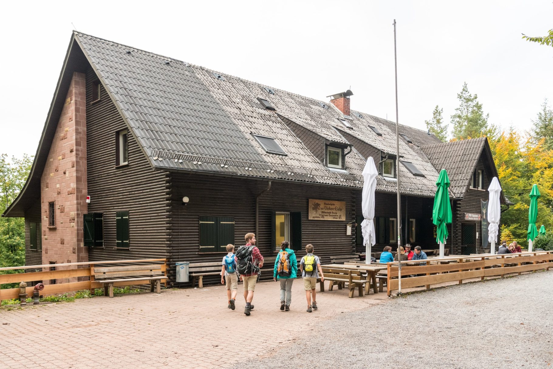 Dicke Eiche Wanderhütte am Dicke Eiche